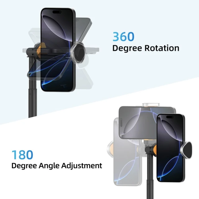 Універсальний штатив Tech-Protect Bluetooth Selfie Stick Tripod Black (5906302330867)