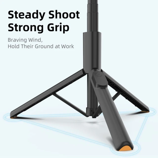 Універсальний штатив Tech-Protect Bluetooth Selfie Stick Tripod Black (5906302330867)