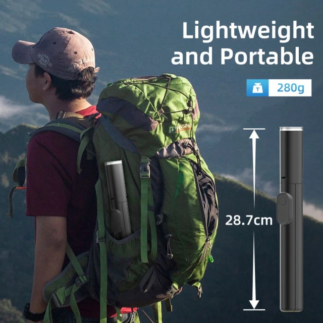 Універсальний штатив Tech-Protect Bluetooth Selfie Stick Tripod Black (5906302330867)
