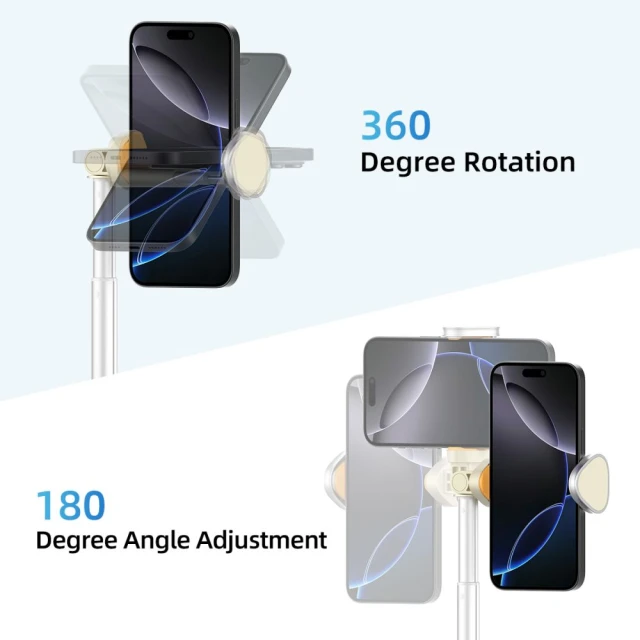 Універсальний штатив Tech-Protect Bluetooth Selfie Stick Tripod Beige (5906302330874)