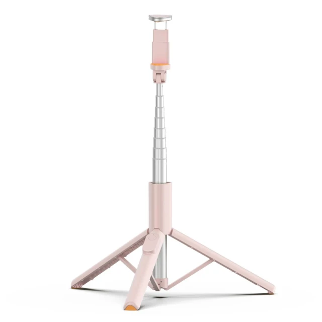 Універсальний штатив Tech-Protect Bluetooth Selfie Stick Tripod Pink (5906302330898)