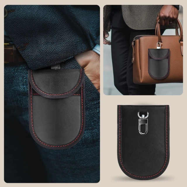 Чохол-блокування RFID сигналів Tech-Protect KLR100 Black Red (5906302330959)