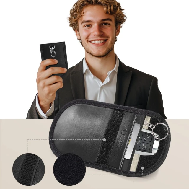 Чохол-блокування RFID сигналів Tech-Protect KLR100 Black (5906302330966)