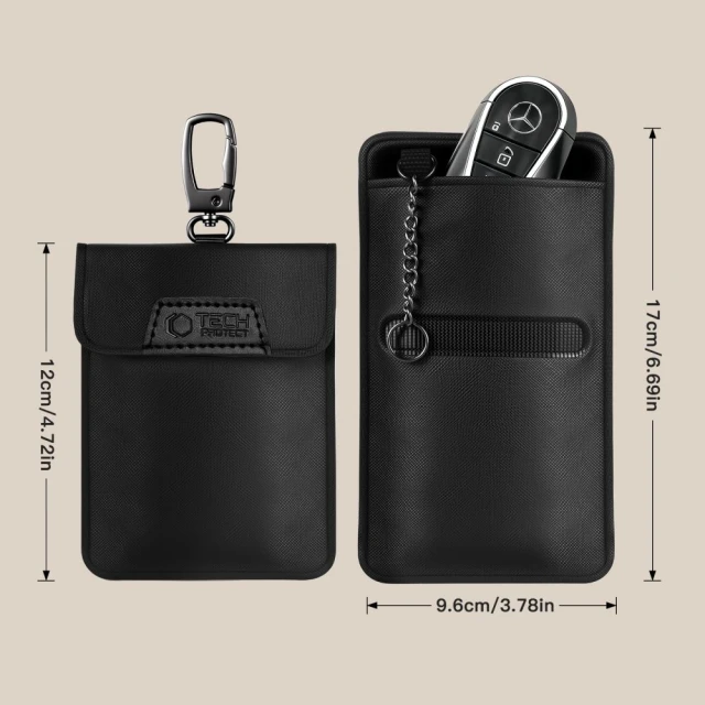 Чохол-блокування RFID сигналів Tech-Protect KLR400 Black (5906302330973)