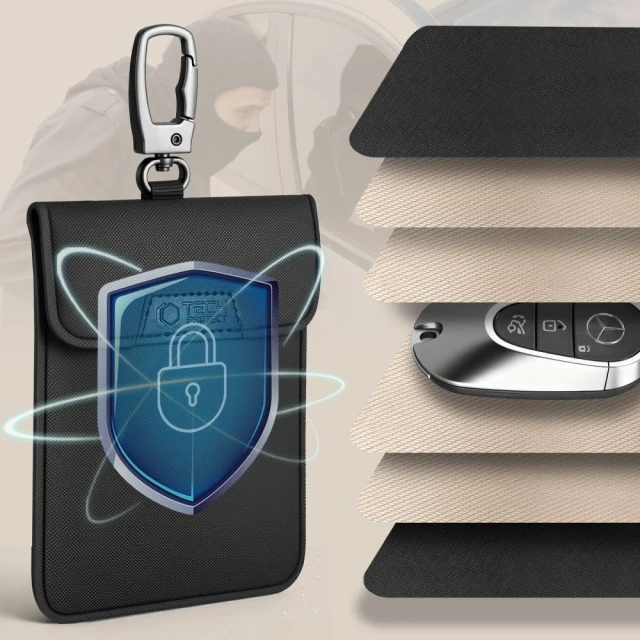 Чохол-блокування RFID сигналів Tech-Protect KLR400 Black (5906302330973)