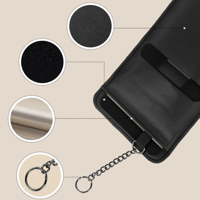Чохол-блокування RFID сигналів Tech-Protect KLR400 Black (5906302330973)