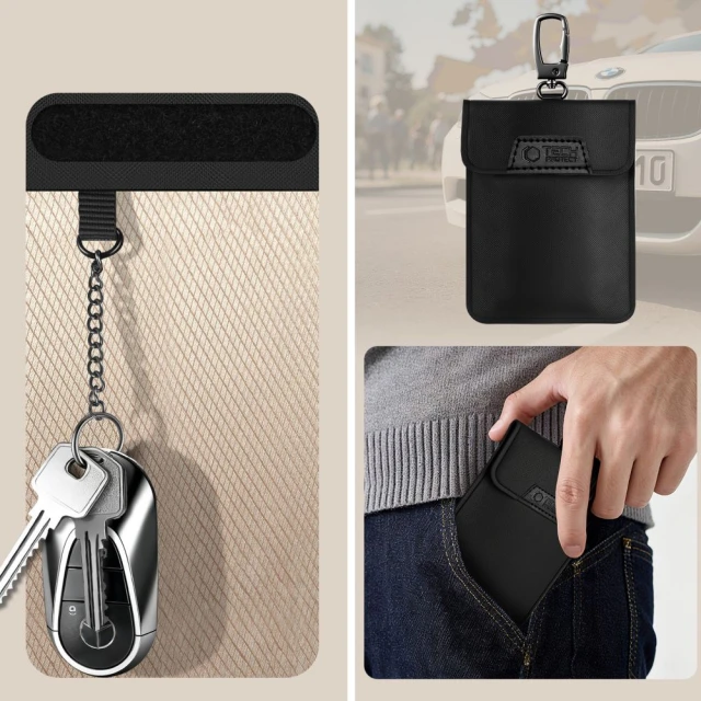 Чохол-блокування RFID сигналів Tech-Protect KLR400 Black (5906302330973)