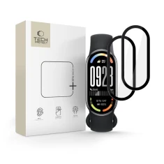 Захисне скло Tech-Protect Glass Flex+ для Xiaomi Smart Band 10 | 10 NFC Black (2 pack) (5906302331017)