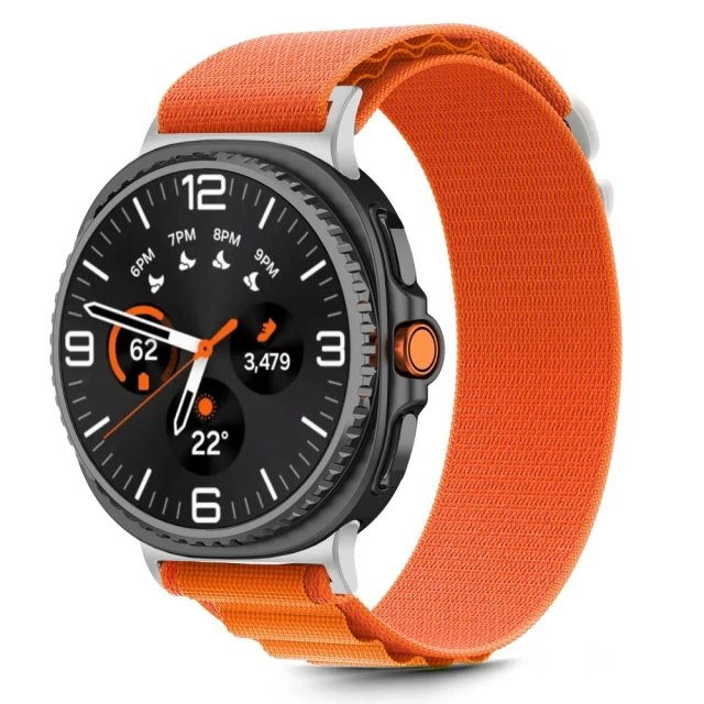Ремінець Tech-Protect Nylon Pro для Samsung Galaxy Watch 8 40 mm | Classic 44/46 mm Orange (5906302331277)