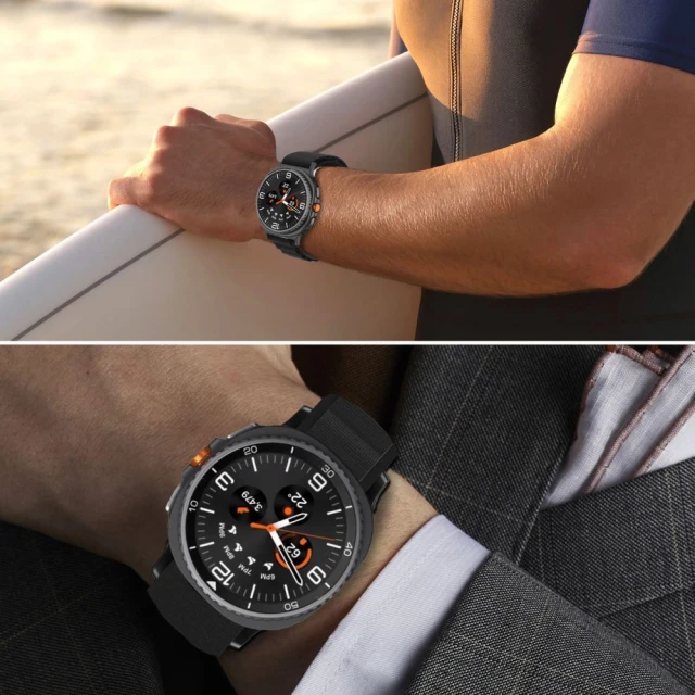 Ремінець Tech-Protect Nylon Pro для Samsung Galaxy Watch 8 40 mm | Classic 44/46 mm Orange (5906302331277)