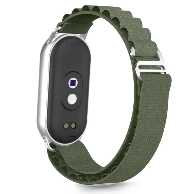 Ремінець Tech-Protect Nylon Pro для Xiaomi Smart Band 8 / 9 / 10 / NFC Army Green (5906302331437)