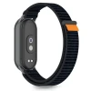 Ремінець Tech-Protect Nylon Stripe для Xiaomi Smart Band 8/9/10/NFC Black/Orange (5906302331468)