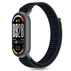 Ремінець Tech-Protect Nylon Stripe для Xiaomi Smart Band 8/9/10/NFC Black/Orange (5906302331468)