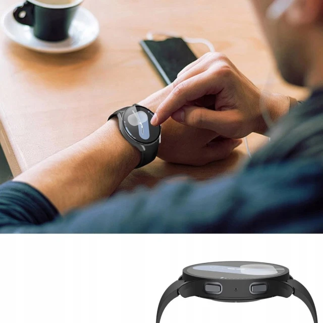Чохол Tech-Protect Defense для Samsung Galaxy Watch 8 40 mm Black (5906302331536)