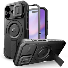 Чохол Tech-Protect Kevlar для iPhone 17 Black with MagSafe (5906302331611)