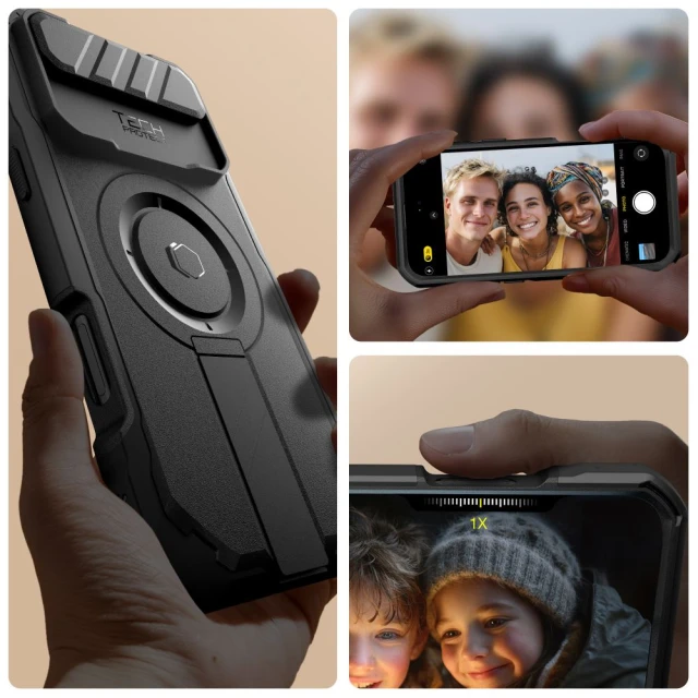 Чохол Tech-Protect Kevlar для iPhone 17 Air Black with MagSafe (5906302331628)