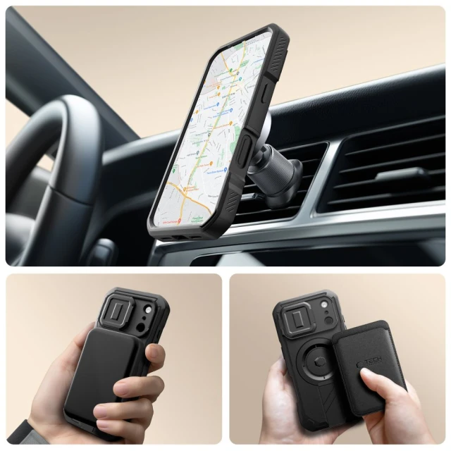 Чохол Tech-Protect Kevlar для iPhone 17 Pro Max Black with MagSafe (5906302331642)