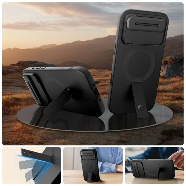 Чохол Tech-Protect Kevlar Aura для iPhone 17 Air Black with MagSafe (5906302331666)
