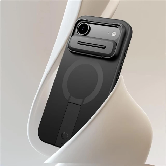 Чохол Tech-Protect Kevlar Aura для iPhone 17 Air Black with MagSafe (5906302331666)
