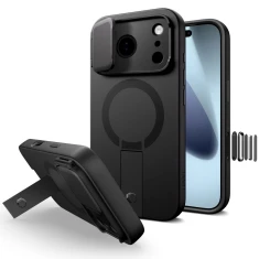 Чехол Tech-Protect Kevlar Aura для iPhone 17 Pro Black with MagSafe (5906302331673)