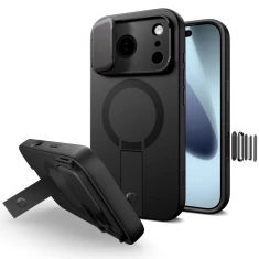 Чохол Tech-Protect Kevlar Aura для iPhone 17 Pro Max Black with MagSafe (5906302331680)