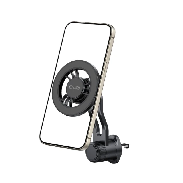 Автотримач Tech-Protect N56 Magnetic Rotable Vent Car Mount Black with MagSafe (5906302331765)