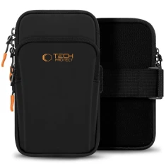 Чохол Tech-Protect на руку M7 Universal Sport Armband Black Orange (5906302331772)