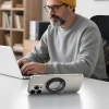 Магнитное кольцо Tech-Protect Satin Black with MagSafe (5906302331789)