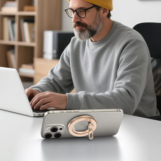 Магнітне кільце Tech-Protect Satin Gold with MagSafe (5906302331802)