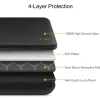 Чохол-папка для ноутбука Tech-Protect Hardpouch Laptop 13–14 inch Black Orange (5906302331833)