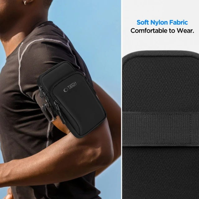 Чехол Tech-Protect на руку M7 Universal Sport Armband Black (5906302331857)