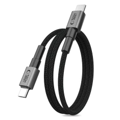 Кабель Tech-Protect Ultraboost DNA MagTwist USB-C to USB-C PD 100W 1m Iron Grey (5906302331864)