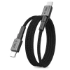 Кабель Tech-Protect Ultraboost DNA MagTwist USB-C to USB-C PD 100W 2m Iron Grey (5906302331871)