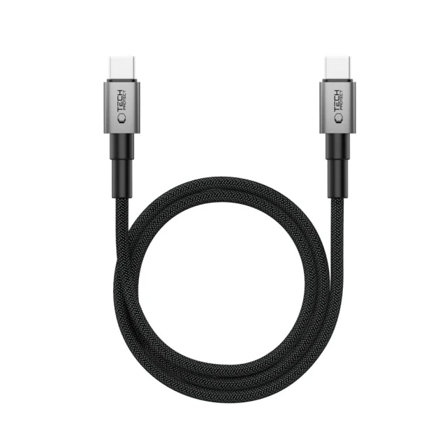 Кабель Tech-Protect Ultraboost DNA MagTwist USB-C to USB-C PD 100W 2m Iron Grey (5906302331871)