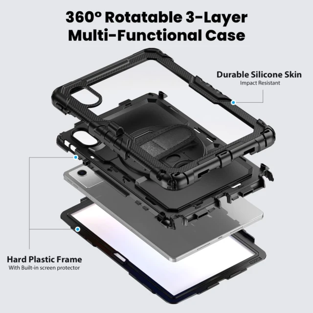 Чехол Tech-Protect Solid для Lenovo Idea Tab K11 2 Gen 11 2025 Black (5906302331949)