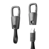 Кабель Tech-Protect Ultraboost DNA Keychain USB-C to USB-C PD 60W 0.17m Iron Grey (5906302331963)