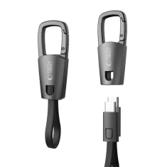 Кабель Tech-Protect Ultraboost DNA Keychain USB-C to USB-C PD 60W 0.17m Iron Grey (5906302331963)