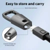 Кабель Tech-Protect Ultraboost DNA Keychain USB-C to USB-C PD 60W 0.17m Iron Grey (5906302331963)