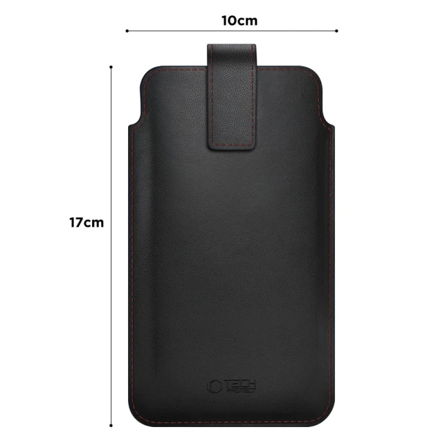 Чехол Tech-Protect Universal Phone для телефону 6-6.9 inch Black Red (5906302331994)