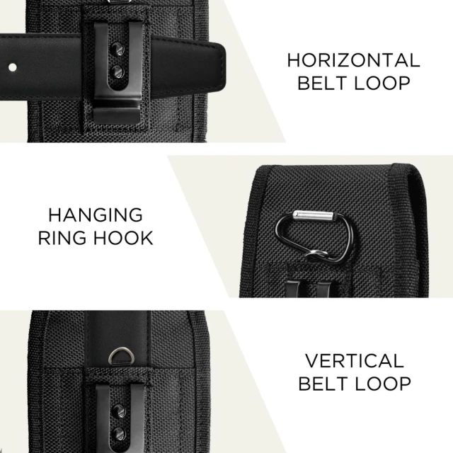 Універсальний чохол Tech-Protect Universal Phone Holster Pouch для телефону 5.8–6.8 inch Black (5906302332045)