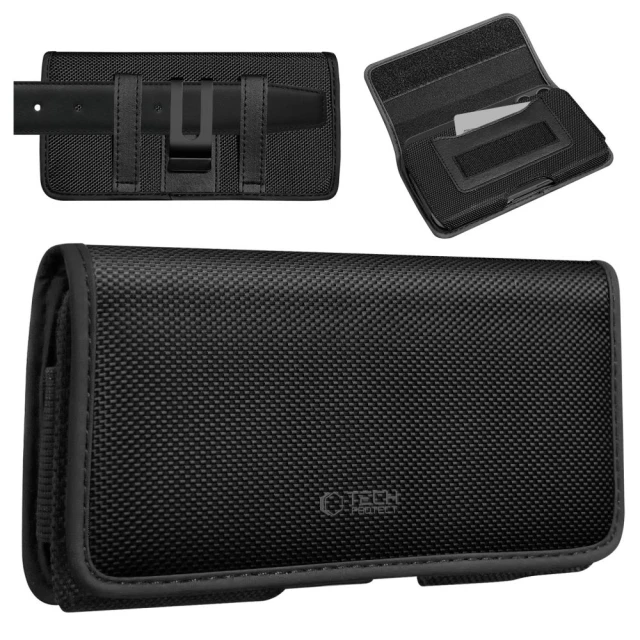 Универсальный чехол Tech-Protect Universal Phone Holster Pouch для телефону 5.8–6.8 inch Black (5906302332052)