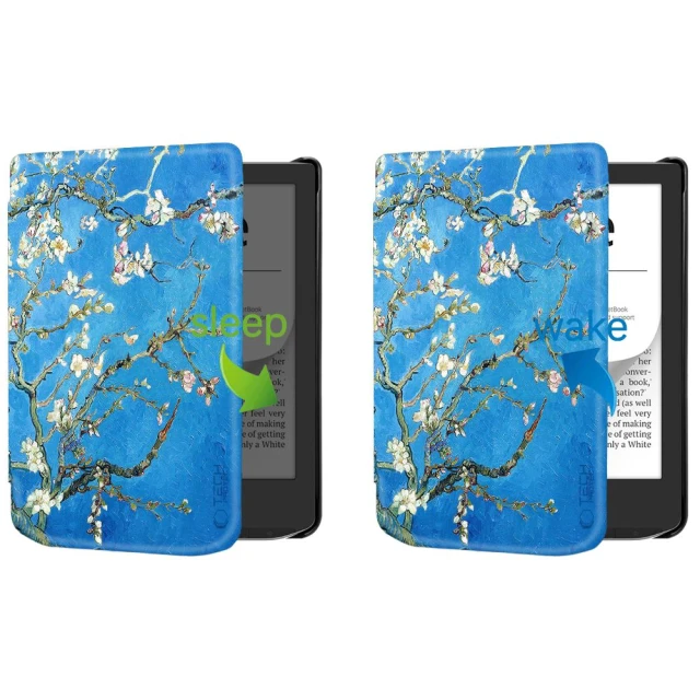Чехол-книжка Tech-Protect SmartCase для PocketBook Verse | Verse Pro | Verse Lite Sakura (5906302332069)