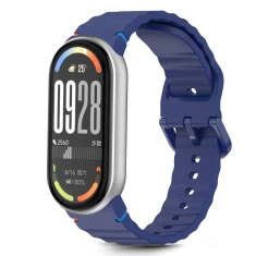 Ремінець Tech-Protect Silicone Sport для Xiaomi Smart Band 8/9/10/NFC Storm Blue (5906302332090)