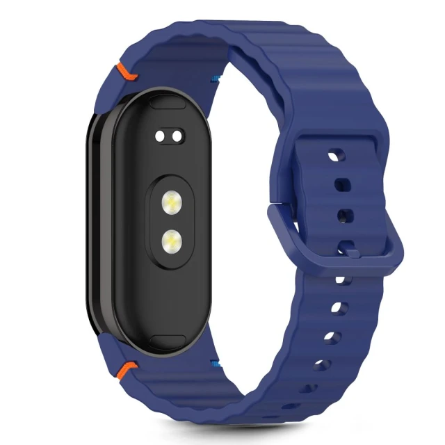 Ремінець Tech-Protect Silicone Sport для Xiaomi Smart Band 8/9/10/NFC Storm Blue (5906302332090)