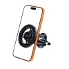 Автотримач з функцією бездротової зарядки Tech-Protect N56 Magnetic Carbon Black with MagSafe (5906302332571)