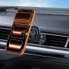 Автотримач з функцією бездротової зарядки Tech-Protect N56 Magnetic Carbon Black with MagSafe (5906302332571)