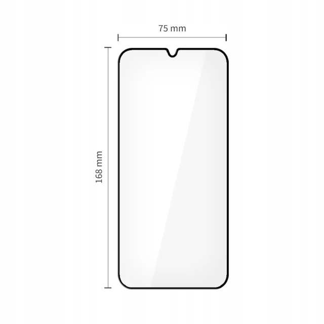 Захисне скло Tech-Protect Glass Fit+ для Xiaomi Poco M7 Black (2 pack) (5906302332625)