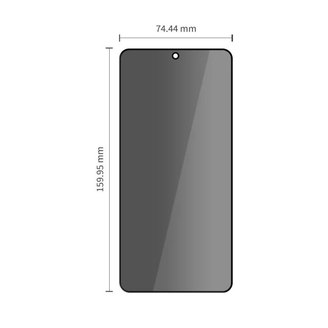 Захисне скло Tech-Protect Glass Spy+ для Samsung Galaxy S26 Ultra Privacy (2 pack) (5906302332724)