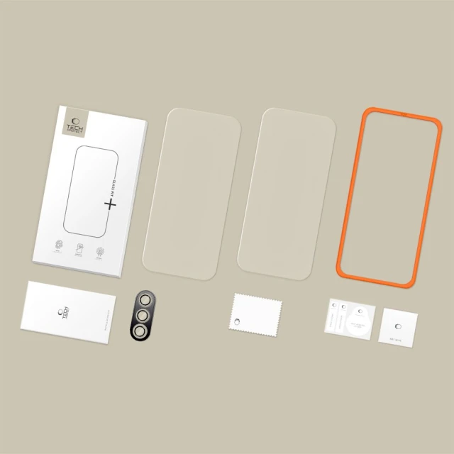 Захисне скло Tech-Protect Easy Set+ для Samsung Galaxy S25 FE (S731) Clear (3 pack) (5906302332762)