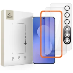 Защитное стекло Tech-Protect Easy Set+ для Samsung Galaxy S25 FE (S731) Clear (3 pack) (5906302332762)